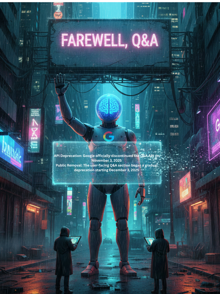 Google Removed Questions and Answers